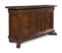 An Italian Baroque Grain-Painted Console Cabinet