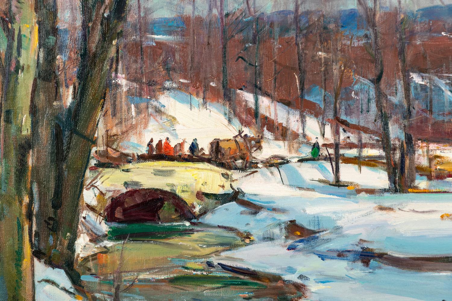 Winter Scene – The Wagon Ride