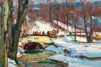 Winter Scene – The Wagon Ride