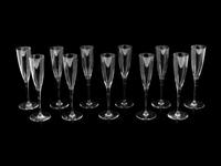 Eleven Baccarat Dom Perignon Champagne Flutes