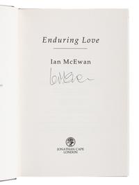McEWAN, Ian (b. 1948). Enduring Love . London: Jonathan Cape, 1997.