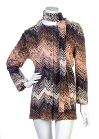 A Missoni Multicolor Knit Jacket, No size.