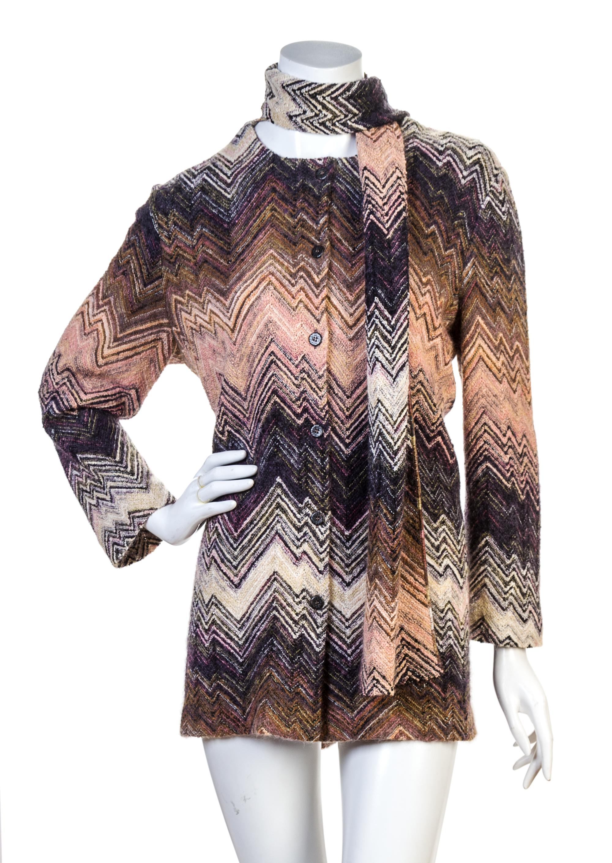 A Missoni Multicolor Knit Jacket, No size.