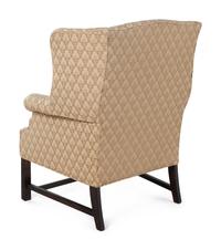 A Pair of George III Style Wingback Armchairs