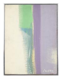 Untitled: White, Purple, Green, 1972
