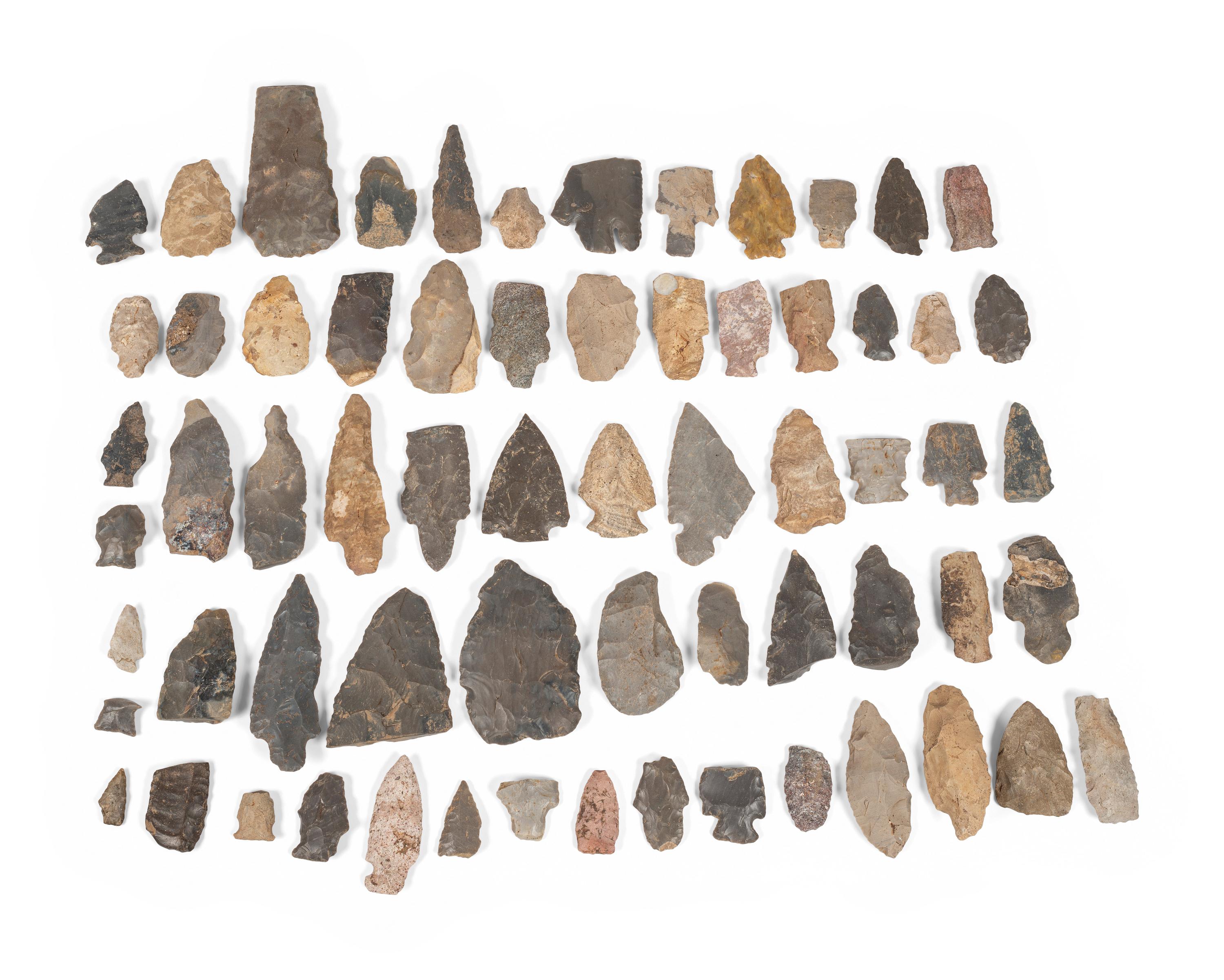 Two Cigar Boxes of Broken Points and Flint Chips