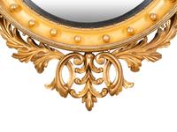 A Regency Giltwood Convex Mirror