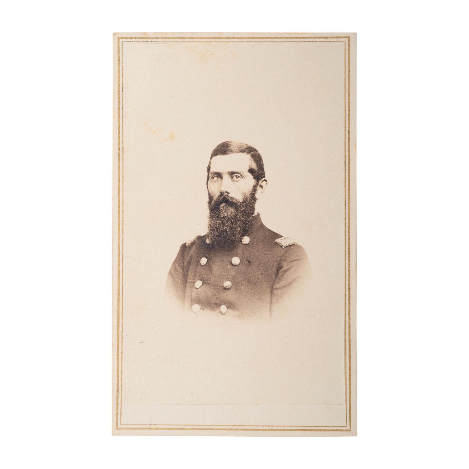 Model 1850 Foot Officer's Sword of Major (Colonel) P.P. Bixby - 6th NH Volunteers - POW and WIA at Petersburg, with Engraved Flask and CDV