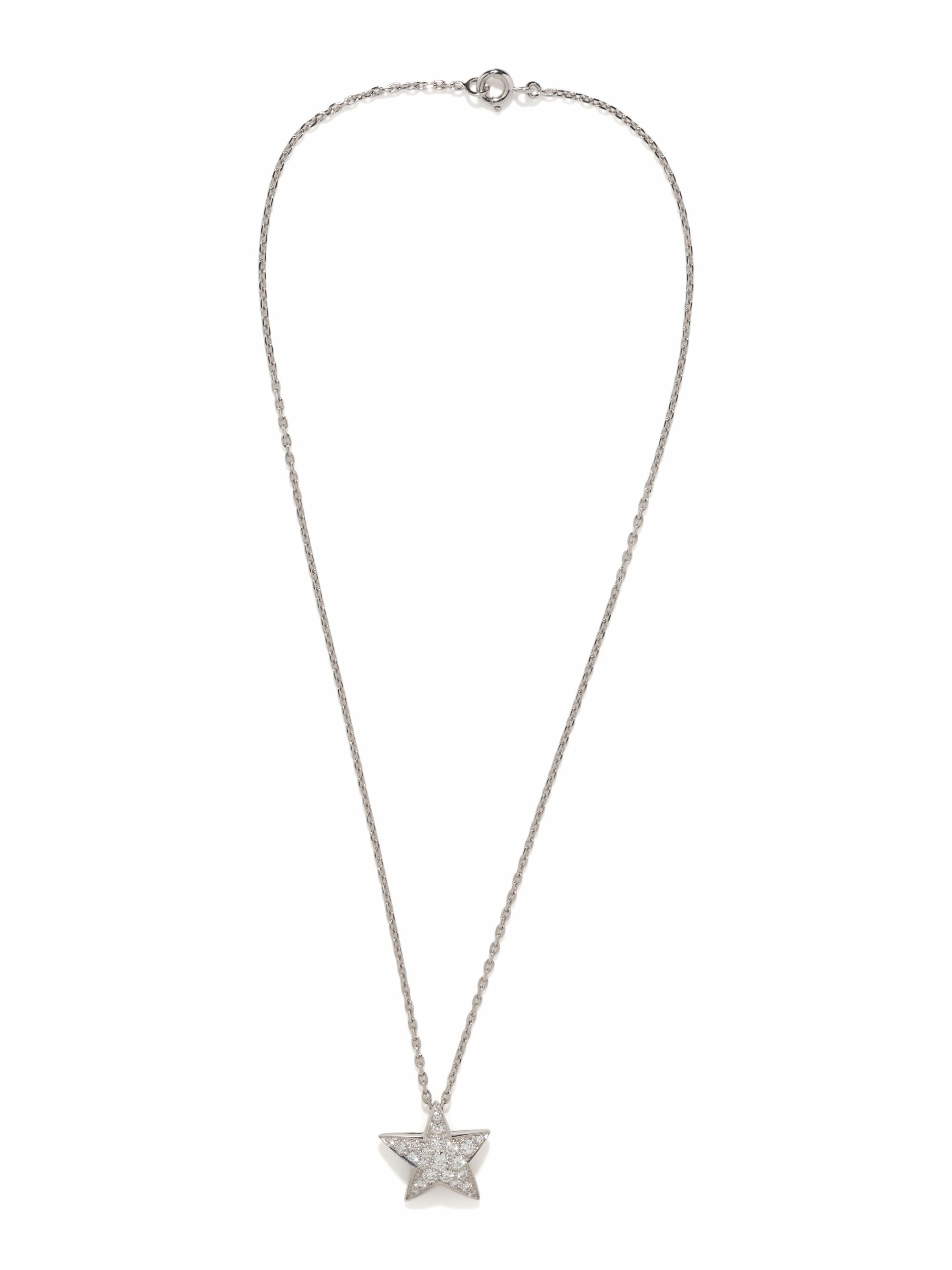 CHANEL, WHITE GOLD AND DIAMOND 'COMÈTE GÈODE' NECKLACE