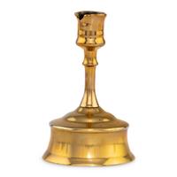 A Flemish Brass Capstan Candlestick