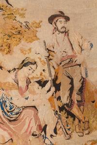 A Continental Needlepoint Panel — 19TH CENTURY
