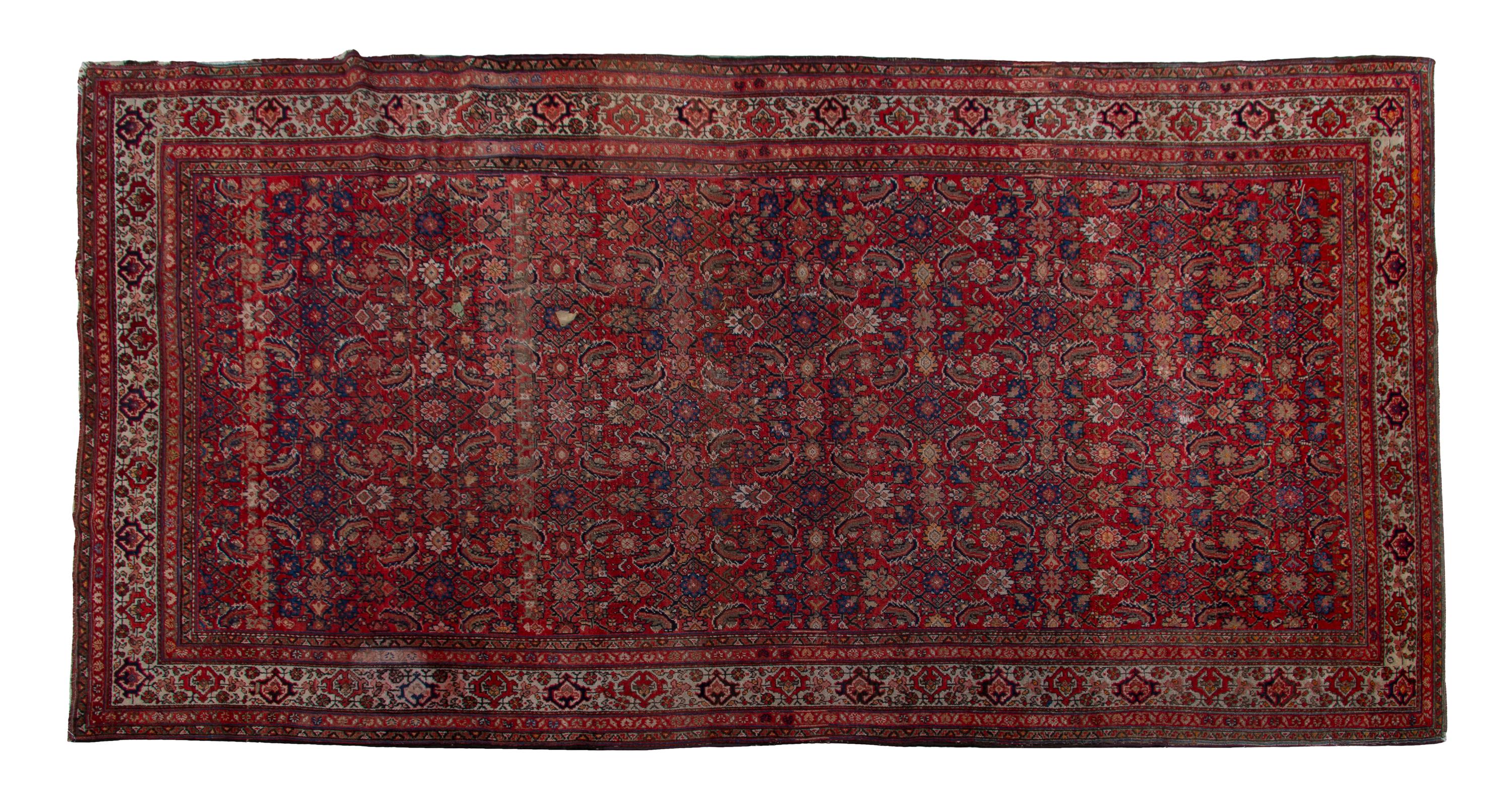 A Bidjar Wool Rug, 11 feet 7 inches x 5 feet 10 inches.