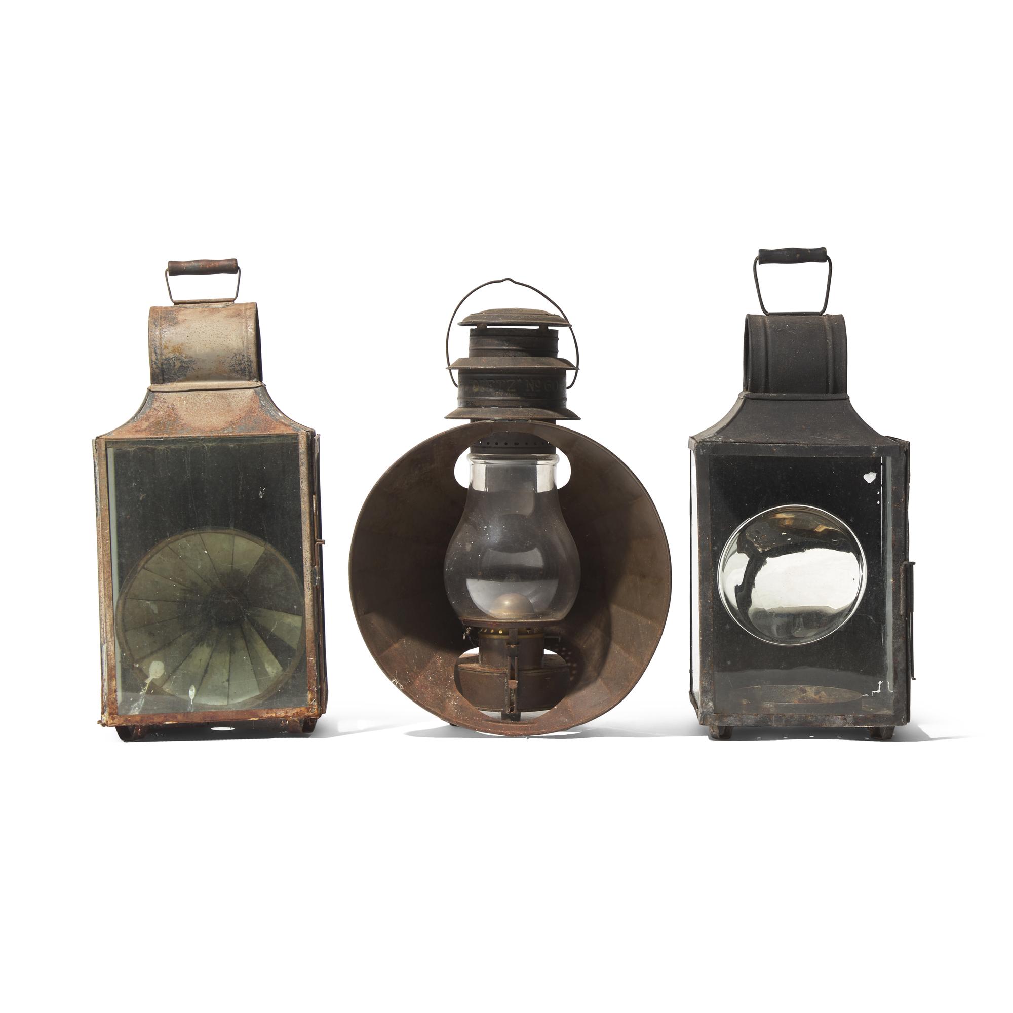 Three Tinware Lanterns