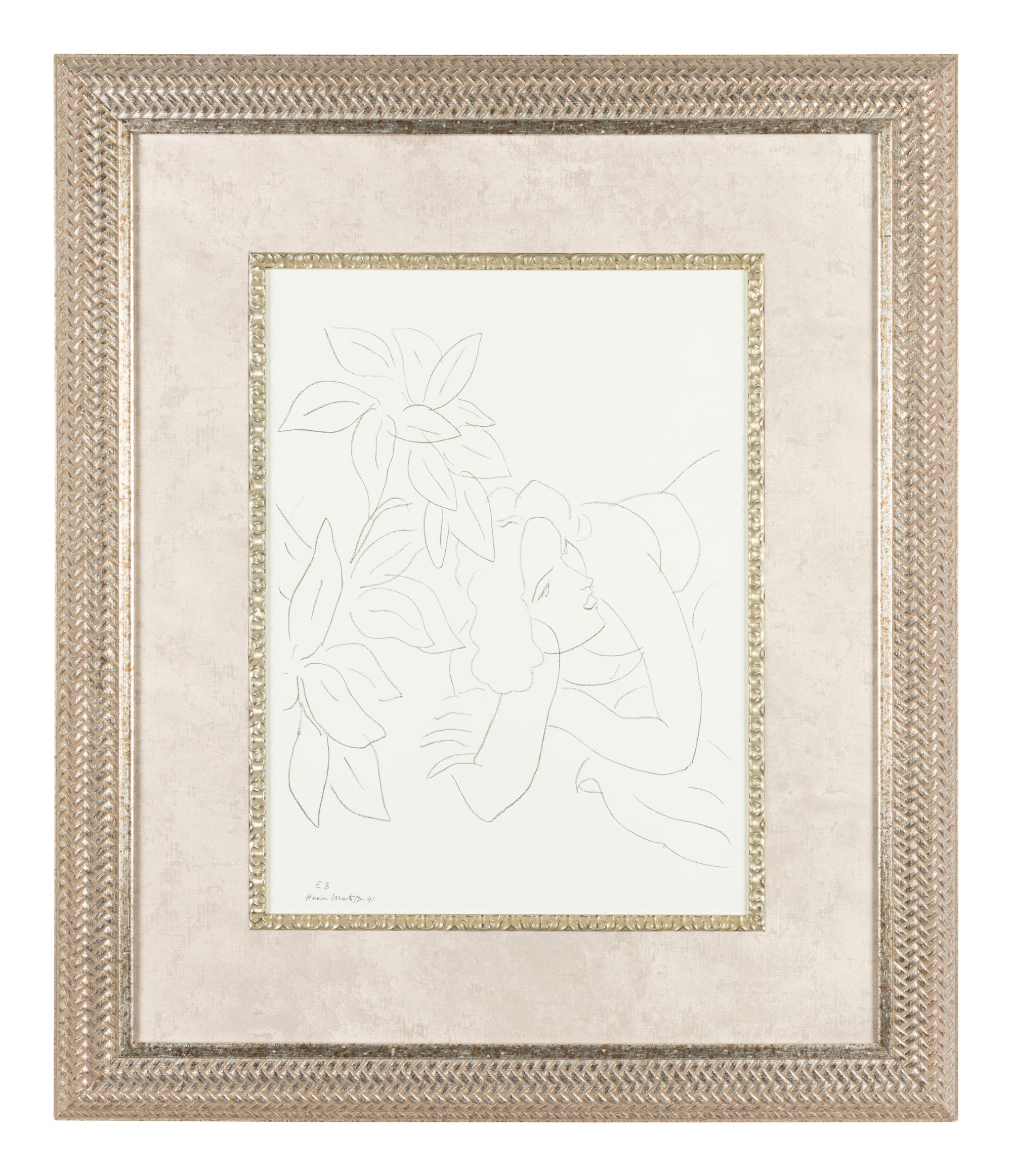 Untitled (E8) (after the drawing Portrait de Femme (Theme E, Variation 8)