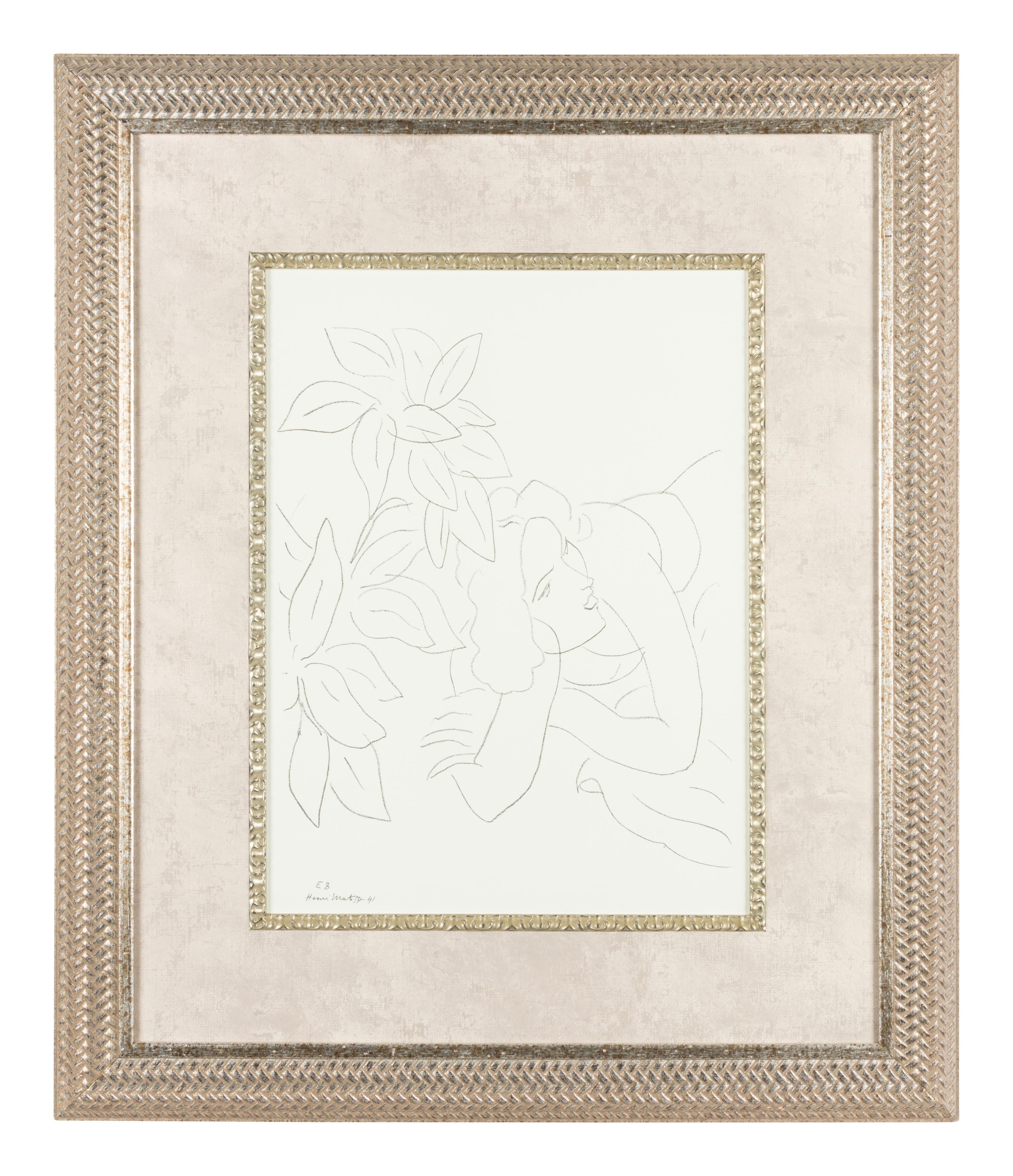 Untitled (E8) (after the drawing Portrait de Femme (Theme E, Variation 8)