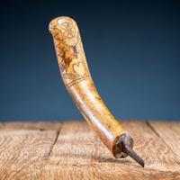 Eastern Woodlands Decorated Antler Crooked Knife