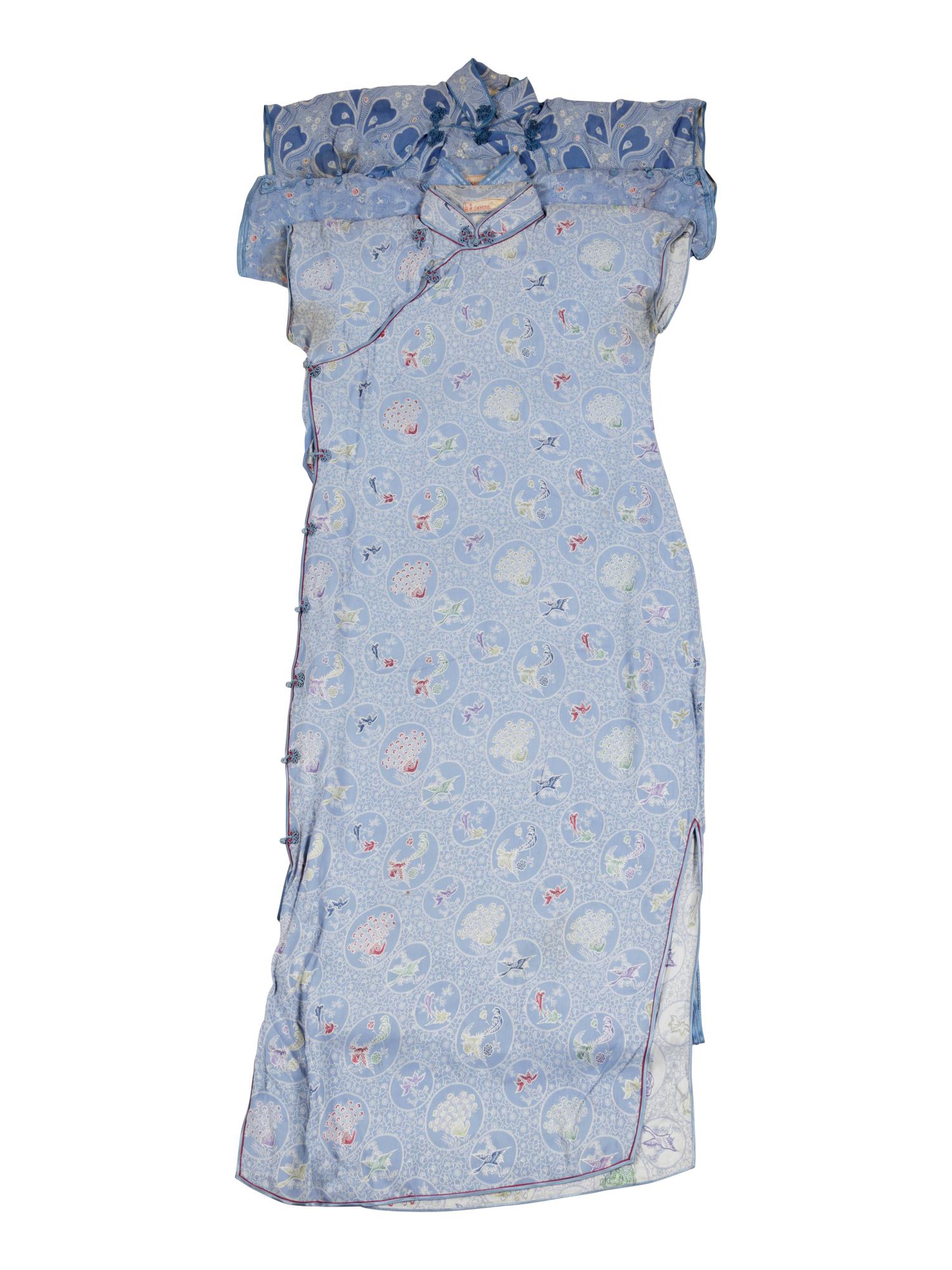 Four Chinese Silk Woven Lady's Cheongsam, Qipao
