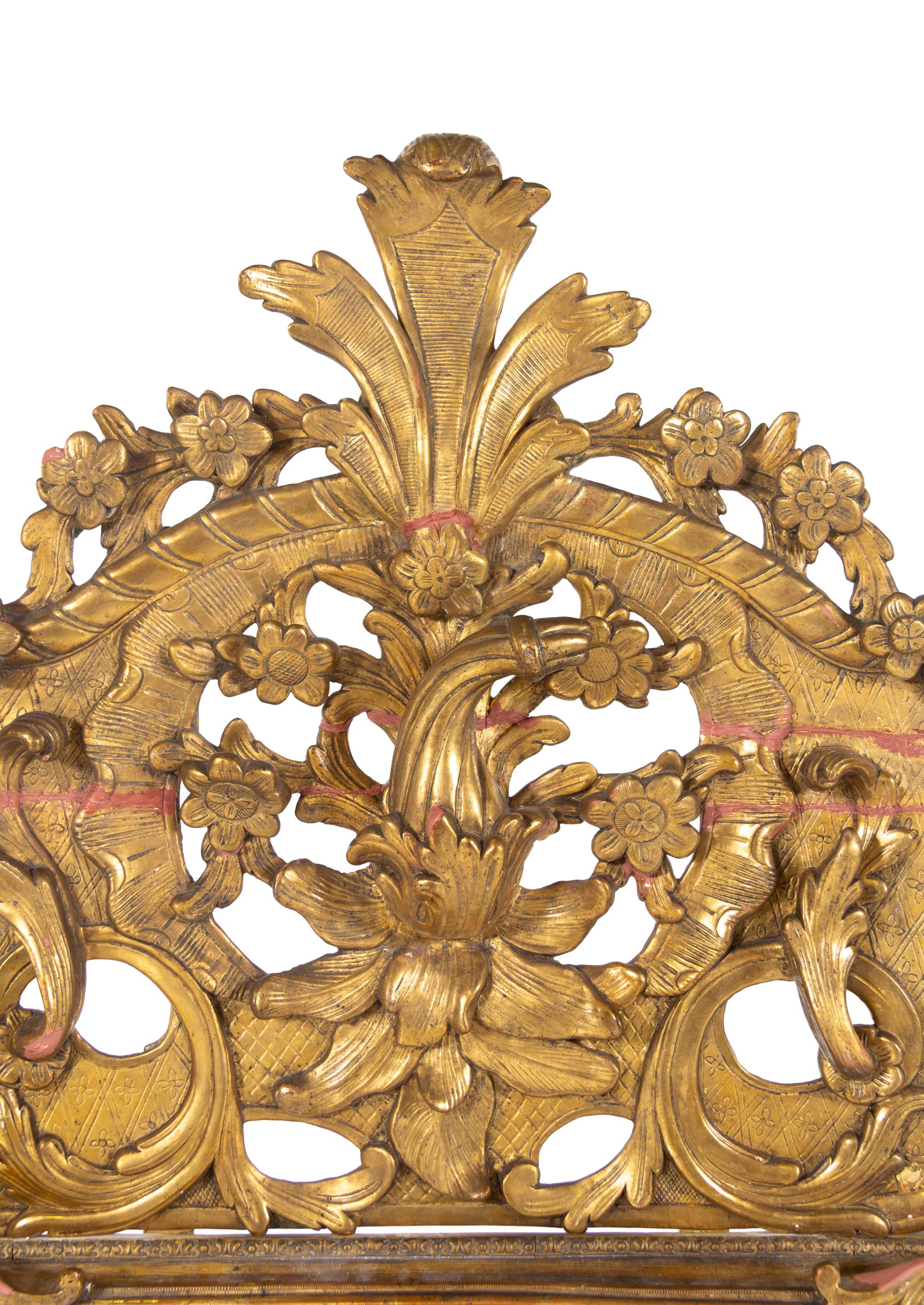 A Regence Style Giltwood Mirror