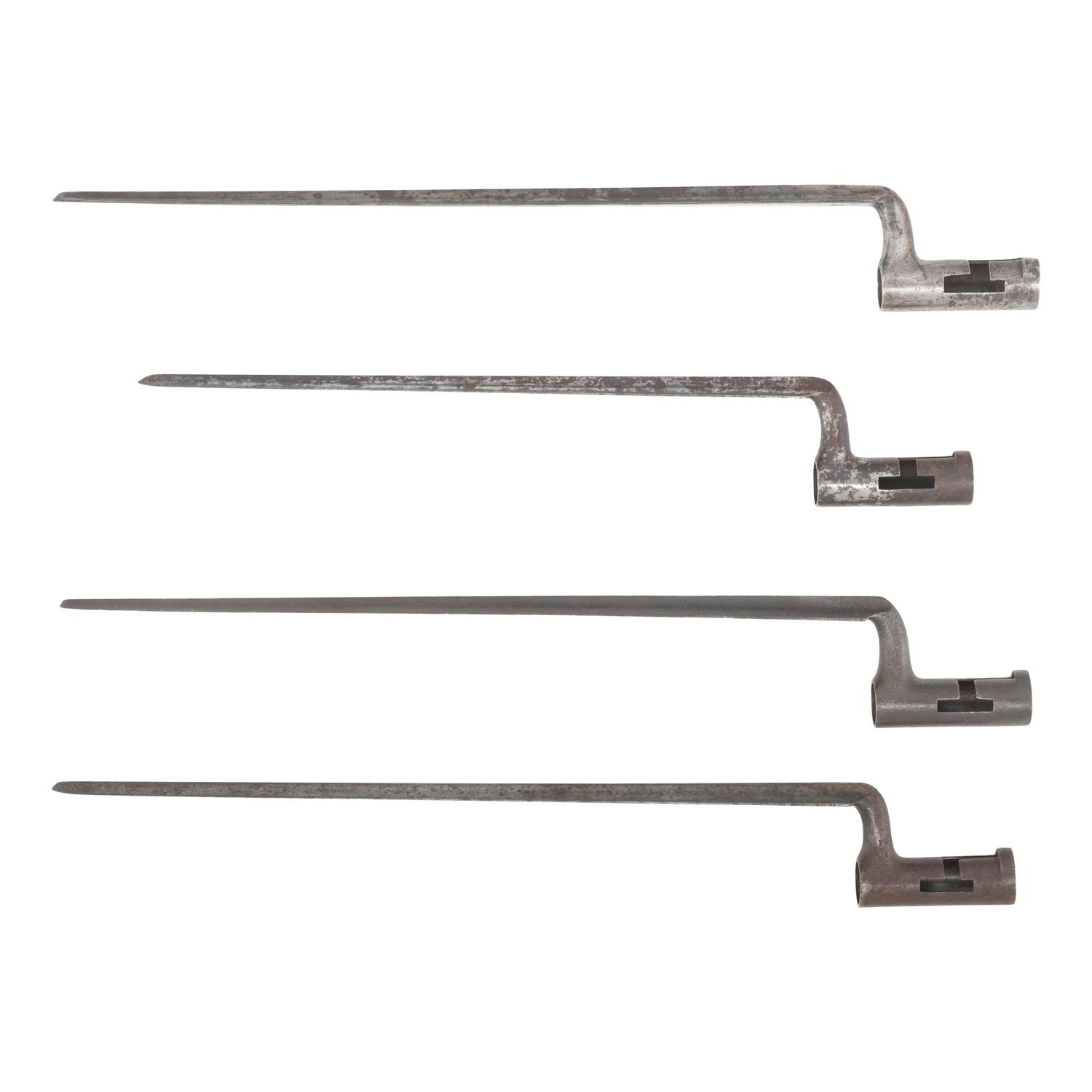 Group of 4 US Model 1816 Socket Bayonets