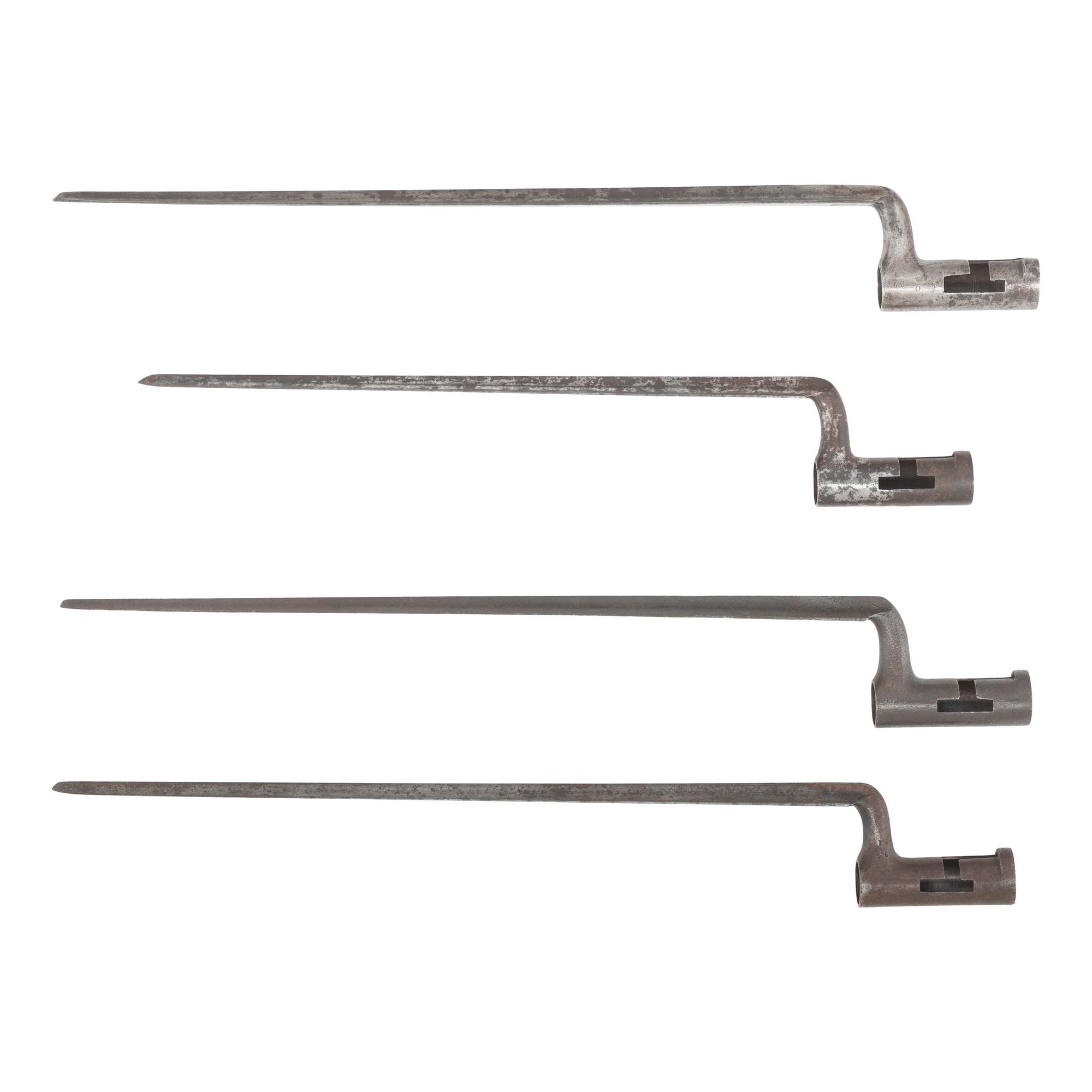 Group of 4 US Model 1816 Socket Bayonets