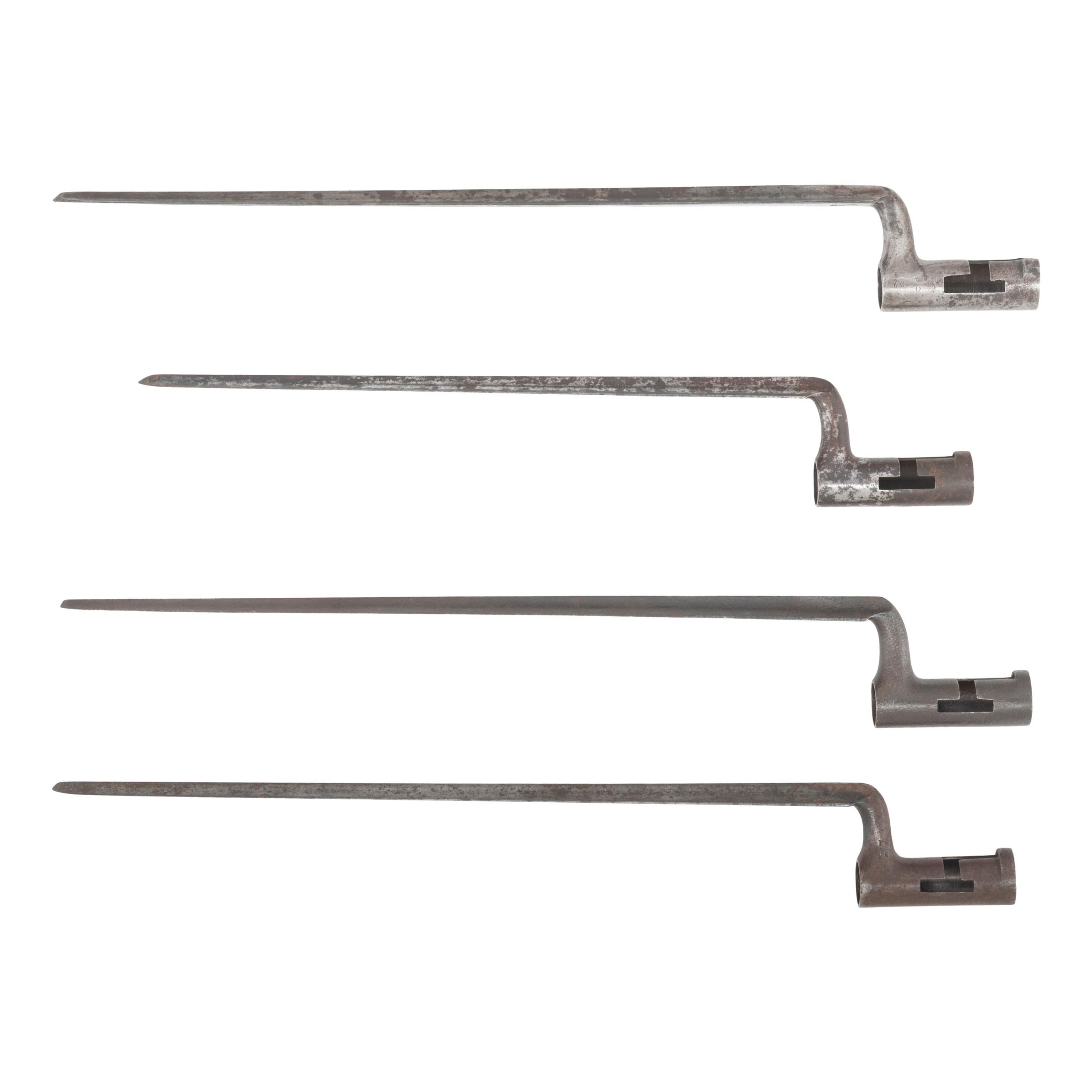 Group of 4 US Model 1816 Socket Bayonets