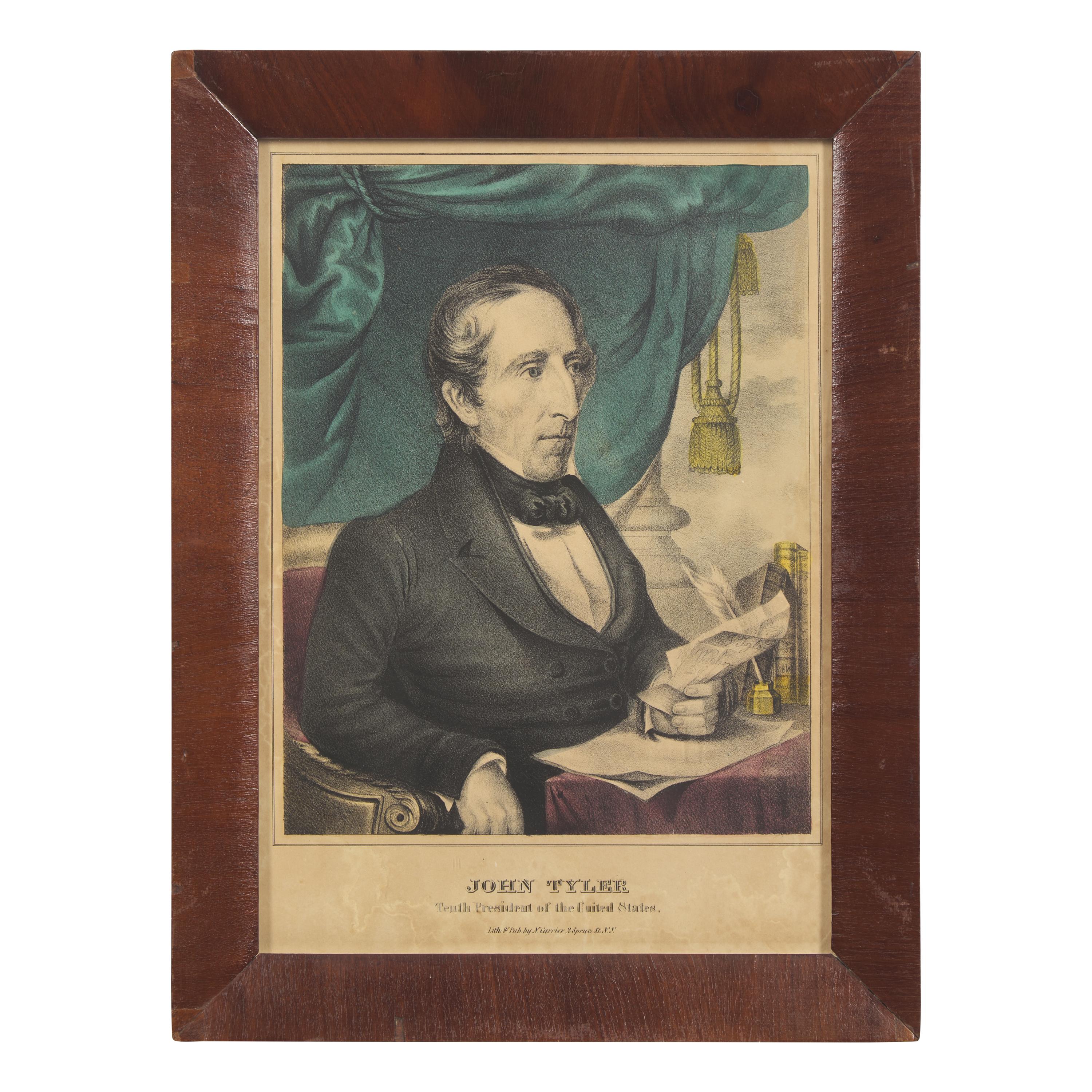 A Rare and Complete Set of Hand-Colored Lithographs of the First Sixteen U.S. Presidents