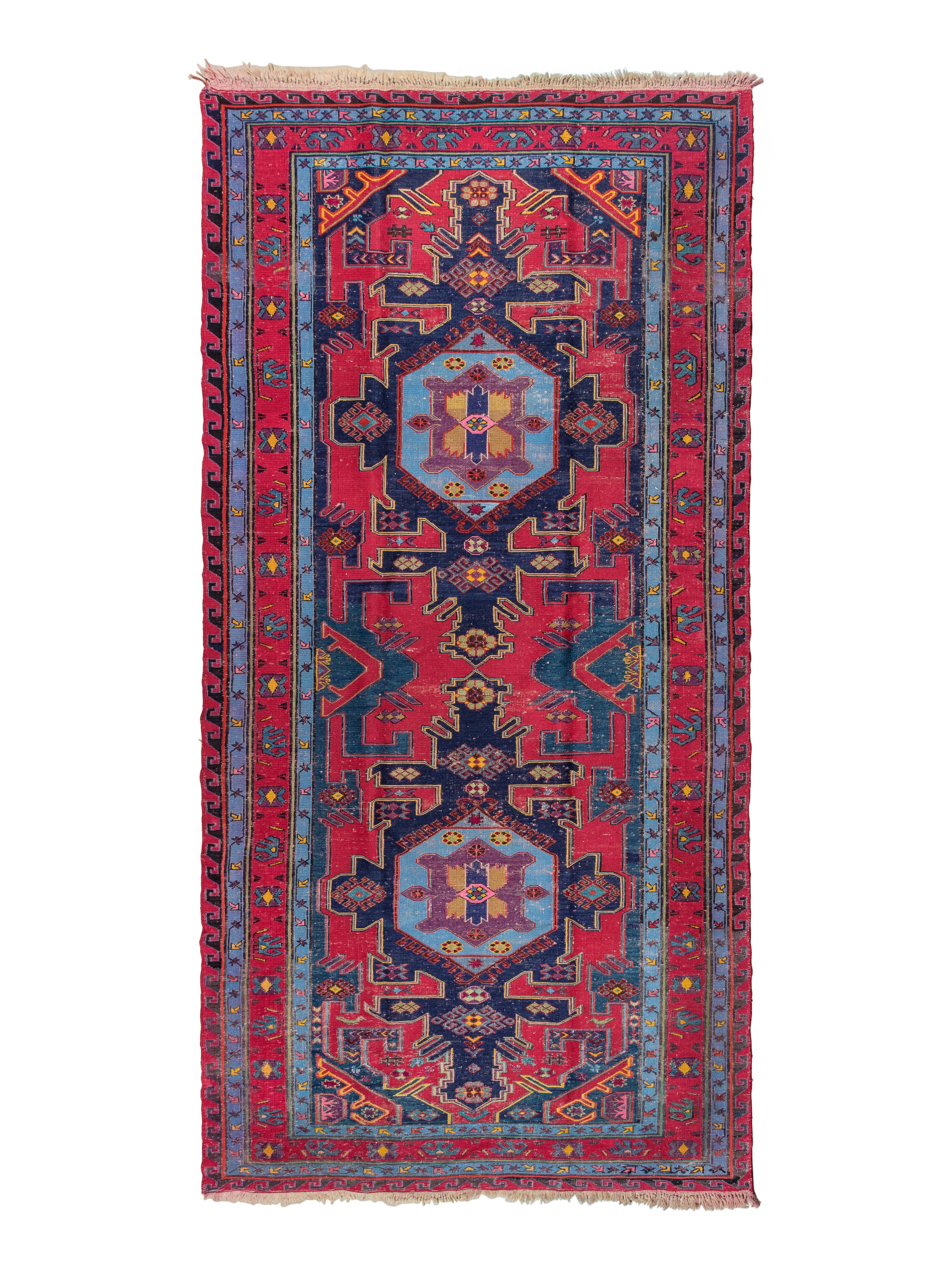 A Turkish Azeri Wool Rug