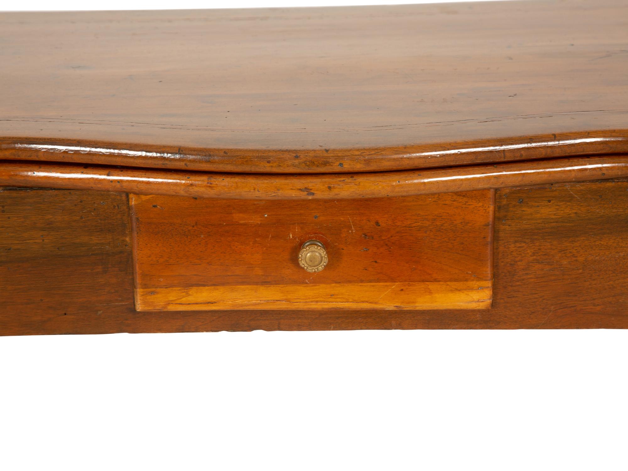 A Louis XV Provincial Style Walnut Flip-top Table