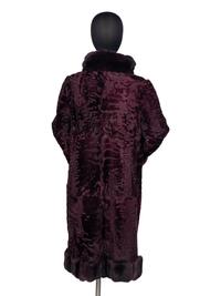 Oscar de la Renta Astrakhan & Chinchilla Coat