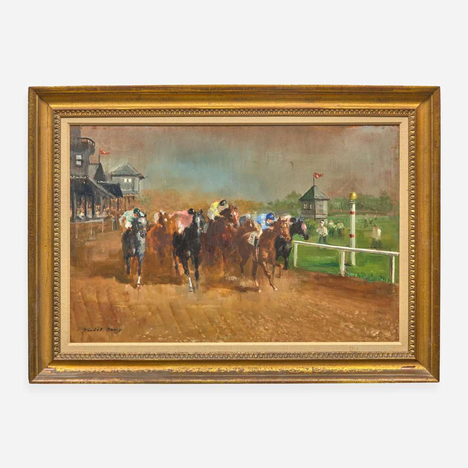 Randall Davey (American, 1887-1964) Horse Race