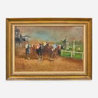 Randall Davey (American, 1887-1964) Horse Race