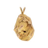 YELLOW GOLD NUGGET CHARM