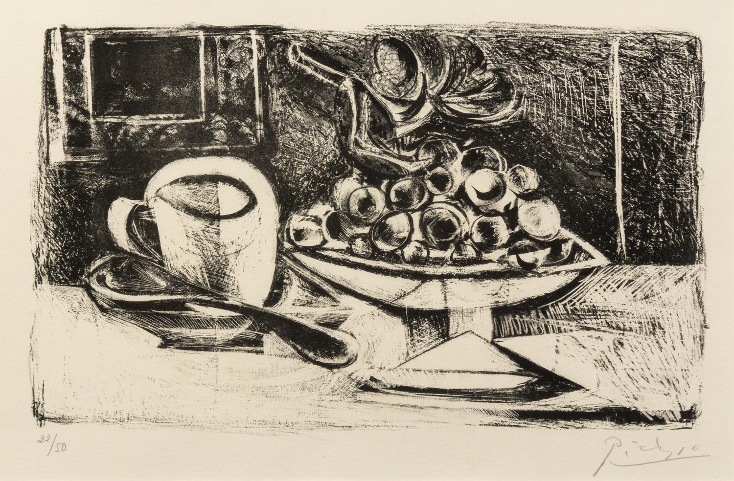Pablo Picasso, (Spanish, 1881-1973), Nature Morte Au Compotier, 1945