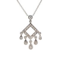 TIFFANY & CO., 'JAZZ LEGACY' DIAMOND AND PLATINUM PENDANT