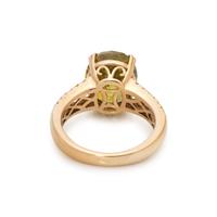 SPHENE AND DIAMOND RING