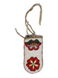 Plateau Beaded Hide Pouch