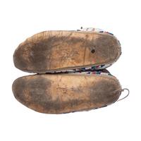 Sioux Beaded Hide Moccasins