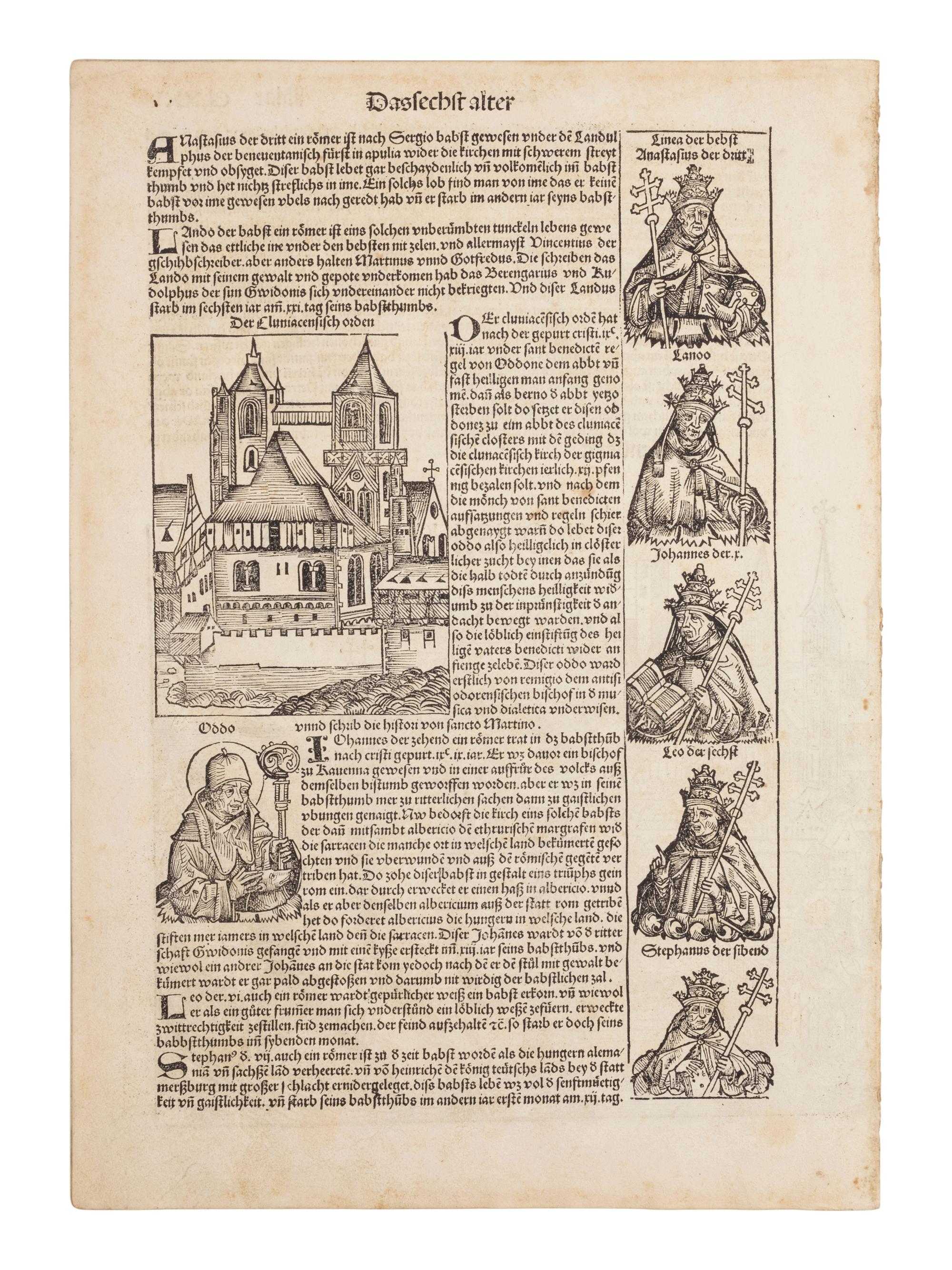 [BOOK OF HOURS]. A group of 25 leaves from medieval and renaissance manuscripts and printed books, including 5 or more from Otto Ege’s Fifty Original Leaves from Medieval Manuscripts. Western Europe: XII-XVI Century [compiled Cleveland, c.1950] and Original Leaves from Famous Bibles: Nine Centuries, 1121-1935 A.D [Compiled Cleveland, c.1950]. Various sizes, including: