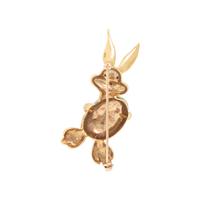 Cartier, Paillonné Enamel and Yellow Gold Easter Bunny Brooch