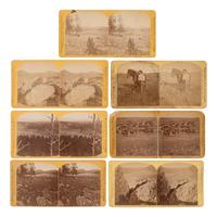 ILLINGWORTH, W.H. (1844-1893), photographer. A group of 37 stereoviews of George Custer's expedition to the Black Hills.