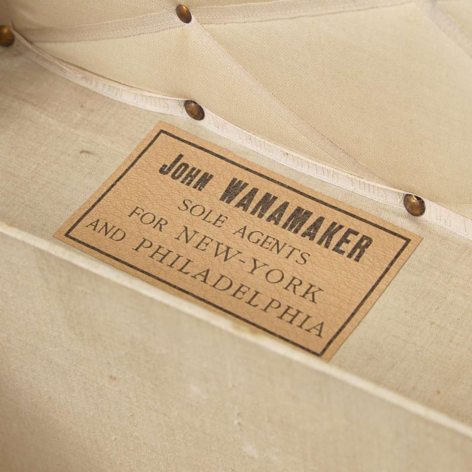 A Louis Vuitton Monogrammed Canvas Steamer Trunk Early 20th-century