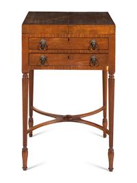 An Edwardian Mahogany Flip-Top Dressing Table