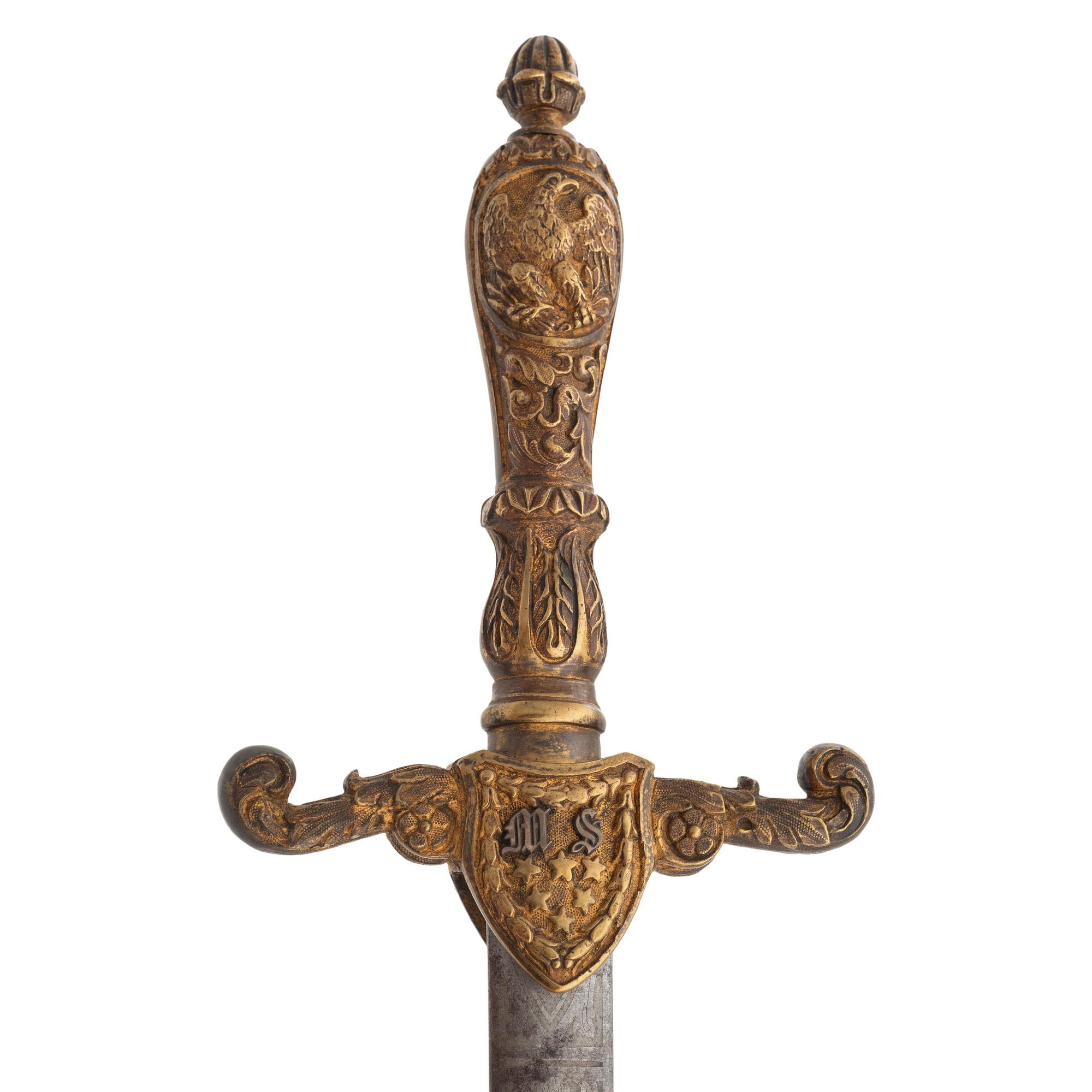 US Model 1840 Medical Staff Sword Engraved to Assistant Surgeon Benjamin Taft - 20th Mass Infantry