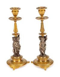 A Pair of Louis XV Style Gilt Bronze Mounted Marquetry Tables