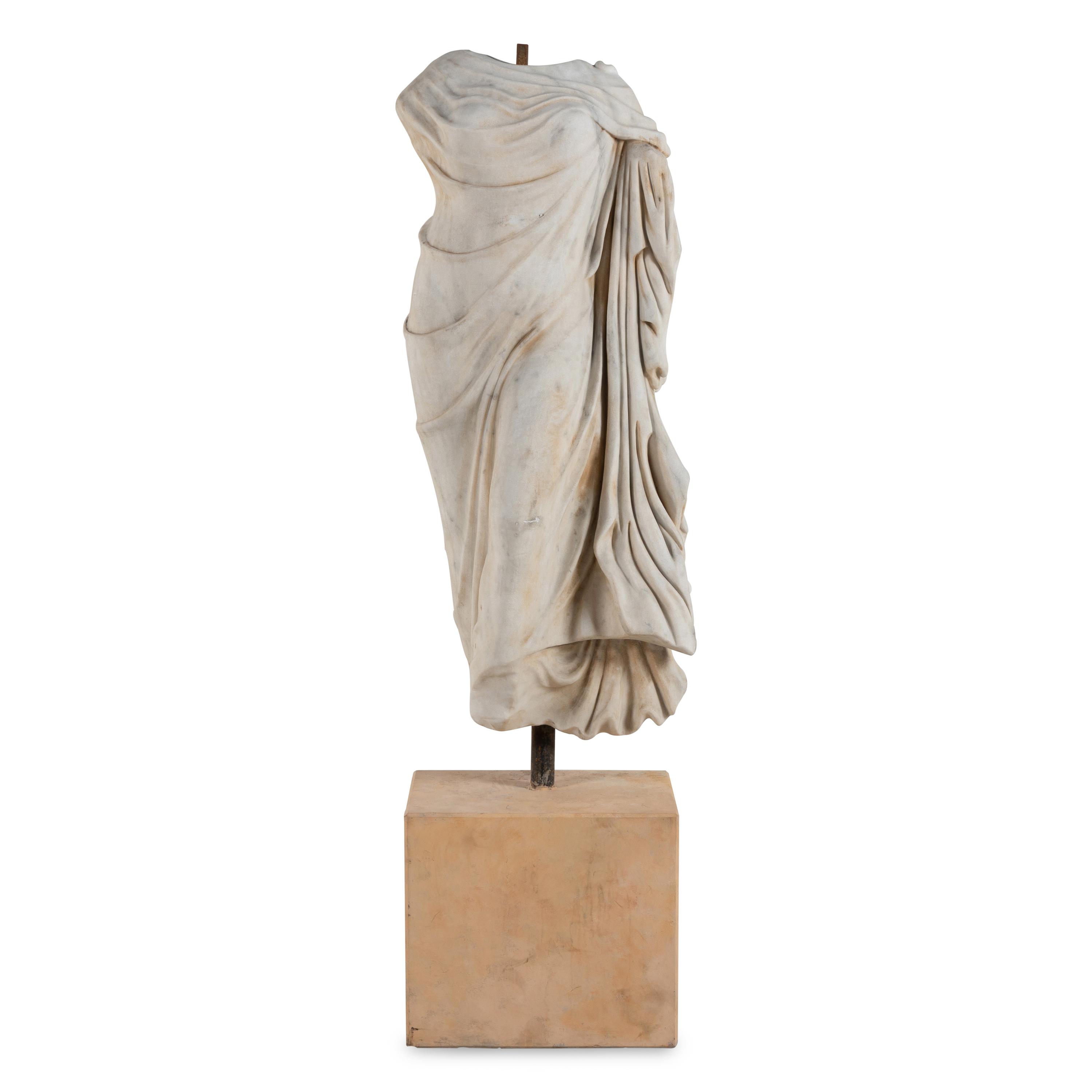 A Large Italian Marble Female Torso
