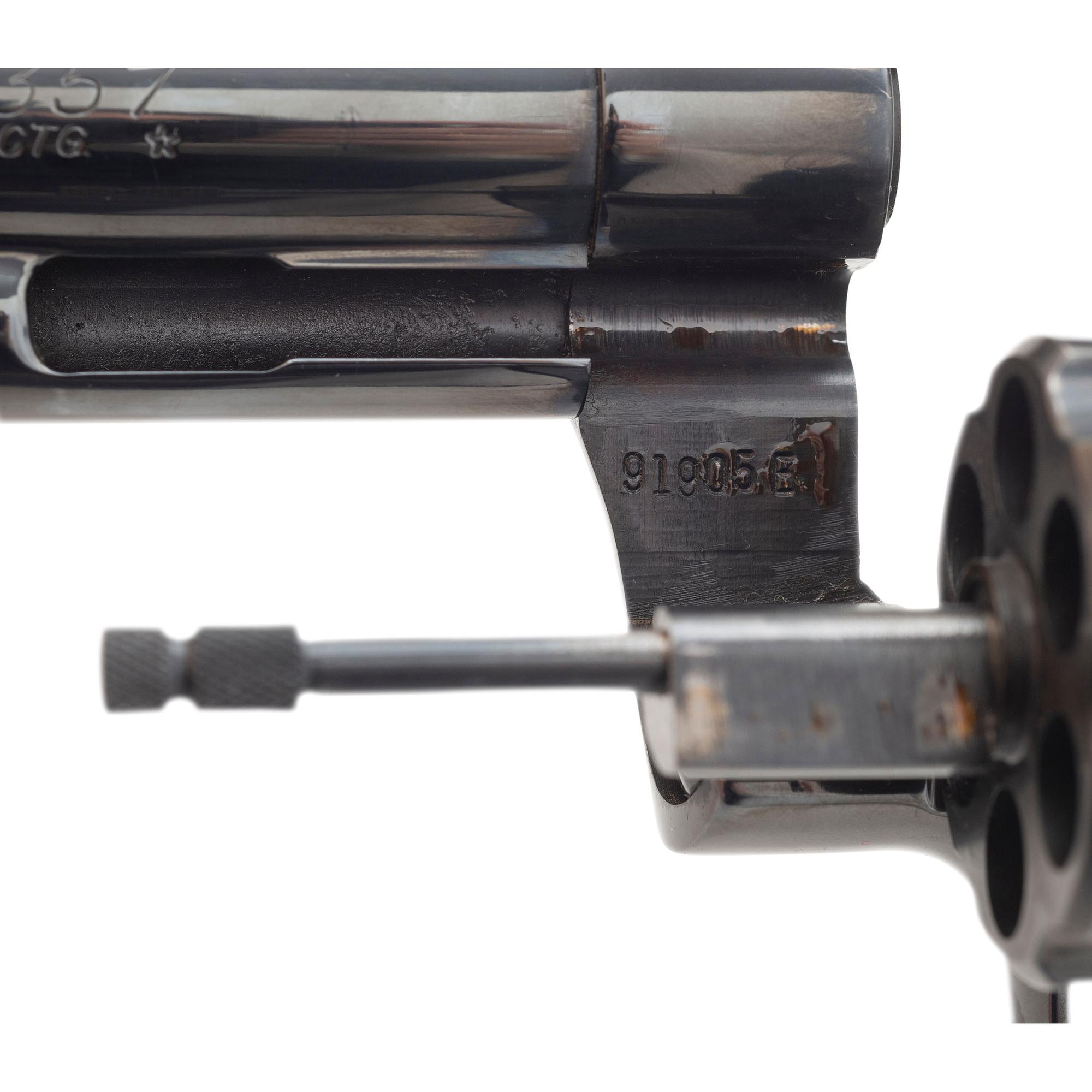 *Colt Python Late E-Suffix Serial Number Revolver with Hogue Wood Grips