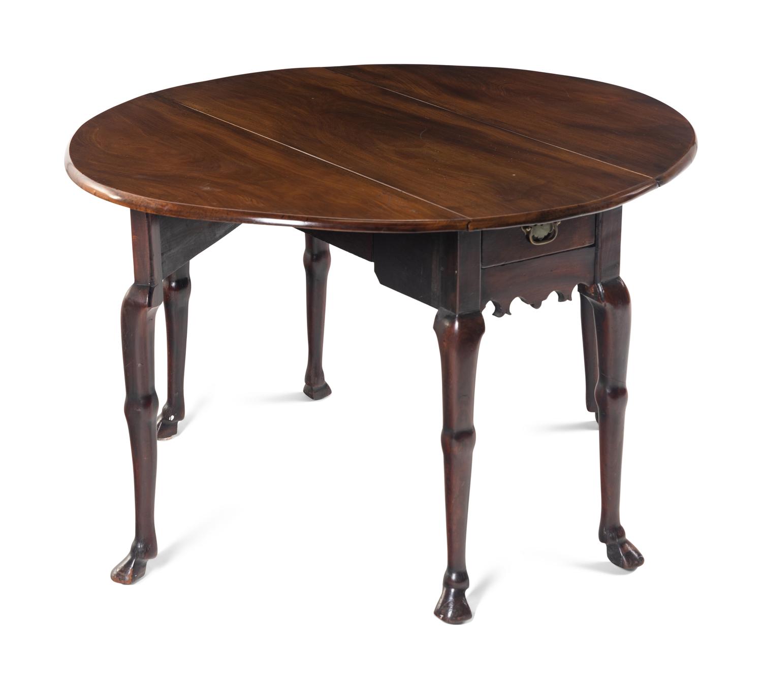 A George II Mahogany Drop-Leaf Table