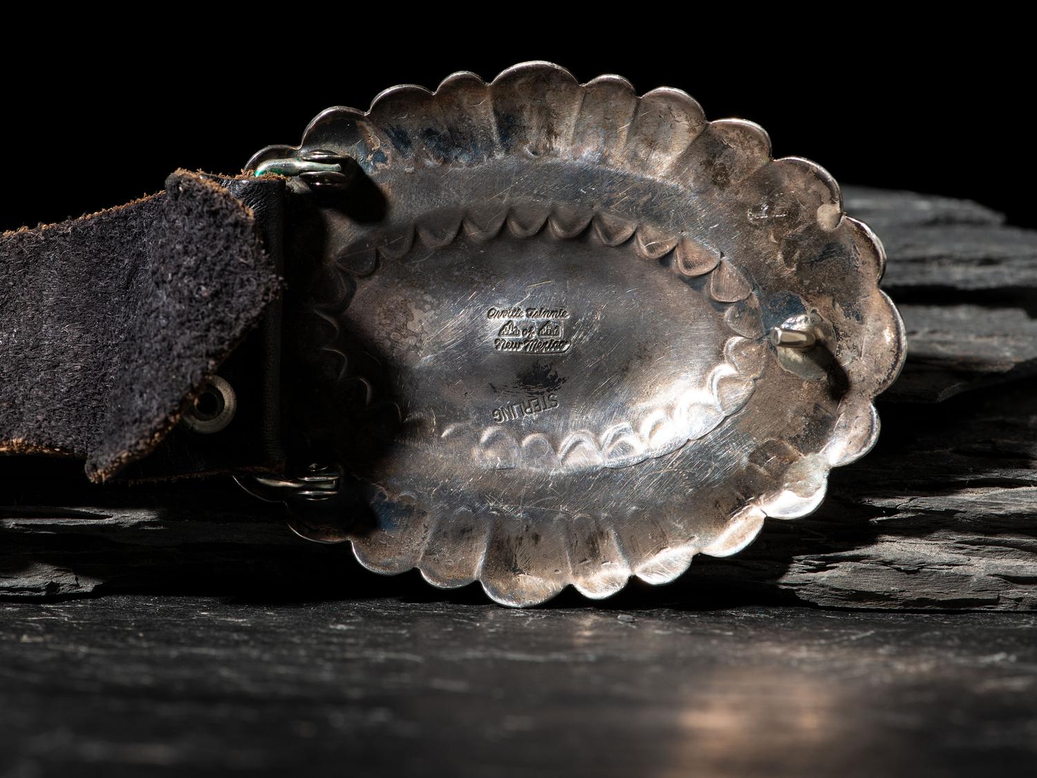 Sterling Silver and Turquoise Concha Belt