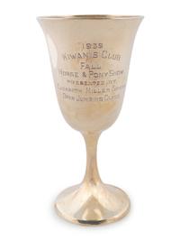 A Collection of Seven American Silver Goblet Trophies — 20TH CENTURY