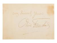[20TH-CENTURY OPERA SINGERS]. A group of signed 6 photographs or photographic postcards of opera singers from the 1900s, comprising images of: